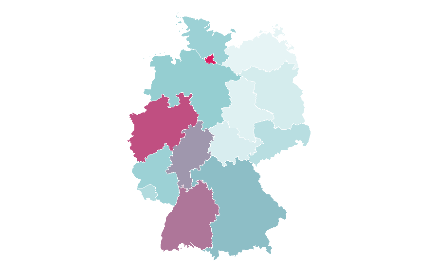 Affinity by region — Sunscreen, Germany