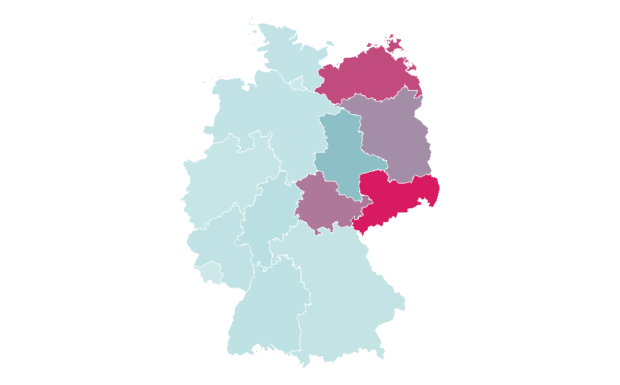 Affinity by region — Sunshine Live, Germany
