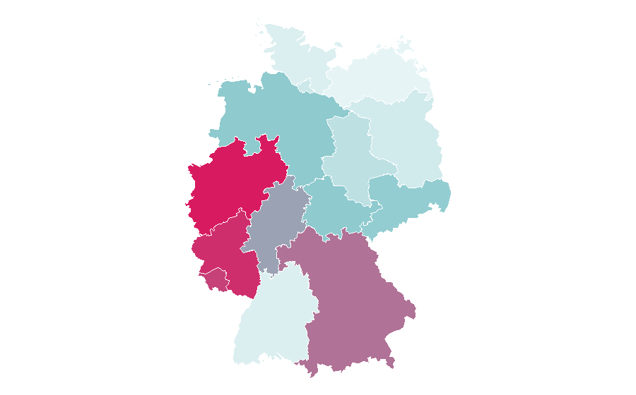 Affinity by region — Super Mario, Germany