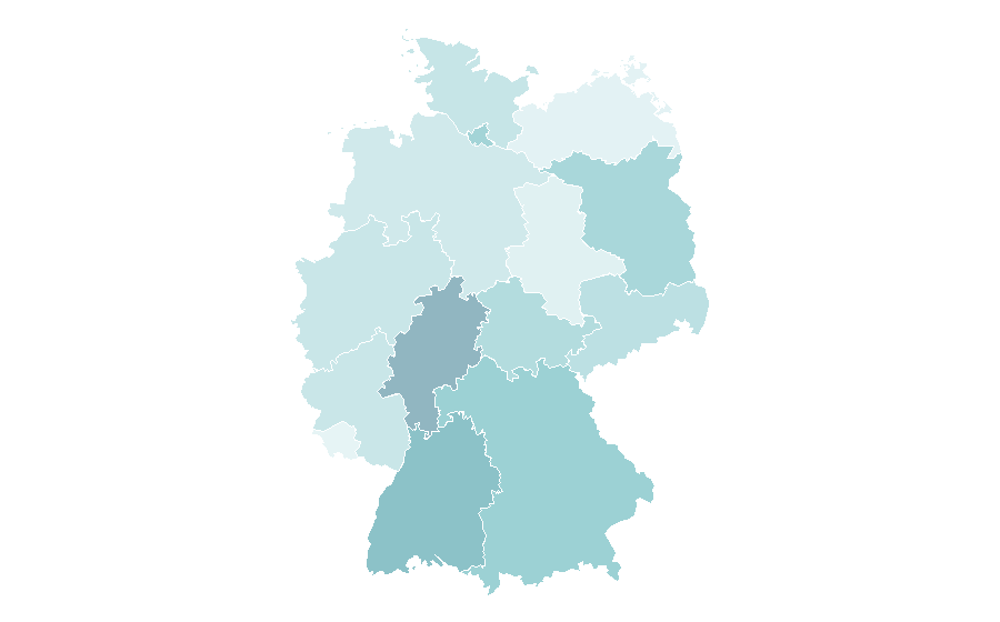 Affinity by region — Superfood, Germany