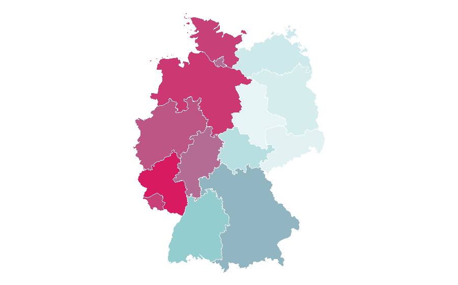 Affinity by region — Supertramp, Germany