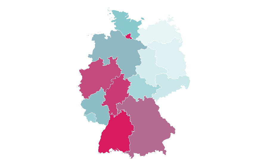 Affinity by region — Supply chain management, Germany