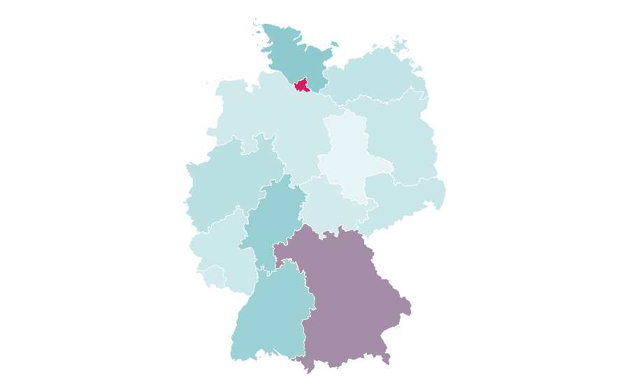 Affinity by region — Surf (detergent), Germany