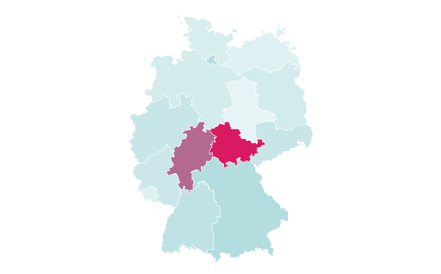 Affinity by region — Surveillance, Germany