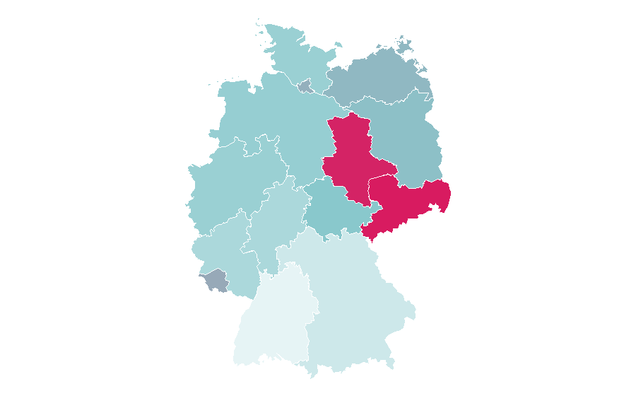 Affinity by region — Survival horror, Germany