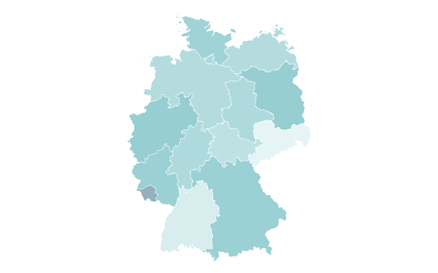 Affinity by region — Susan Sarandon, Germany