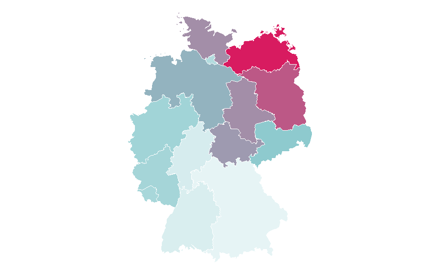 Affinity by region — Susanne Daubner, Germany