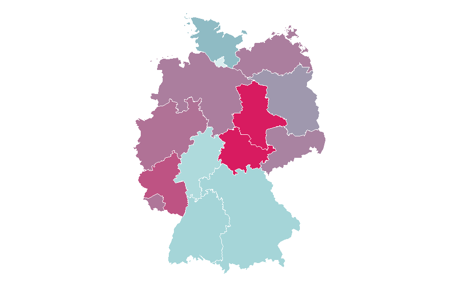 Affinity by region — Susanne Steiger, Germany