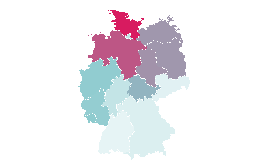 Affinity by region — Susanne Uhlen, Germany