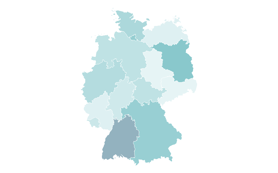 Afinidad por región — Sustainable architecture, Alemania