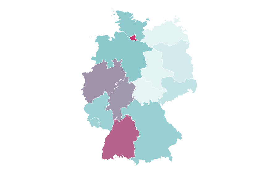 Affinity by region — Sustainable Development Goals, Germany