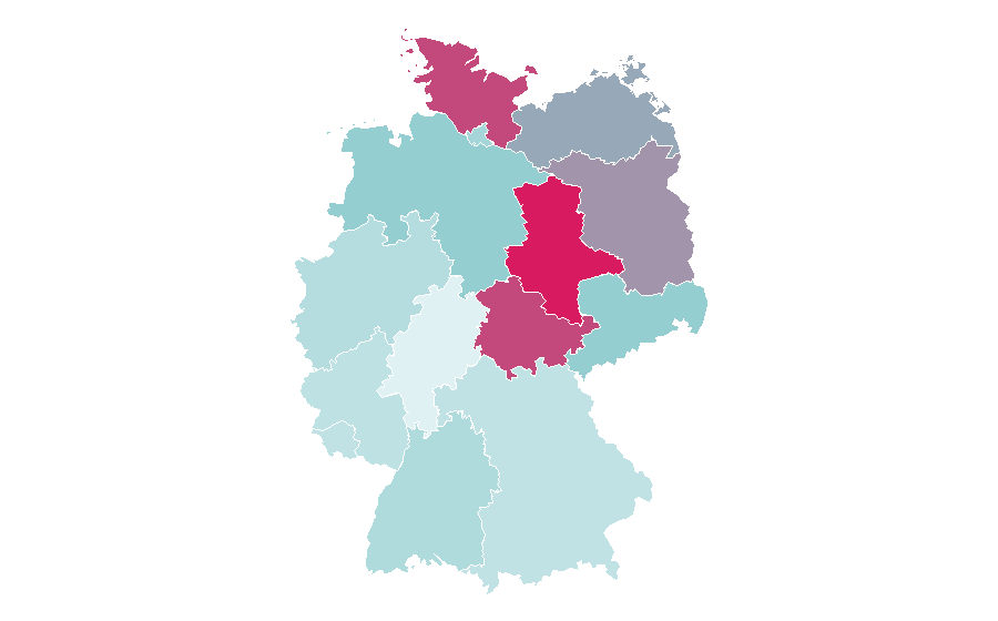 Affinity by region — Suzi Quatro, Germany
