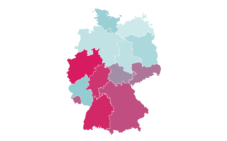 Affinity by region — Suzuki Swift, Germany