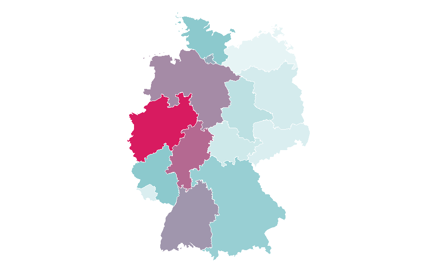 Affinität nach Region — Sweater, Deutschland