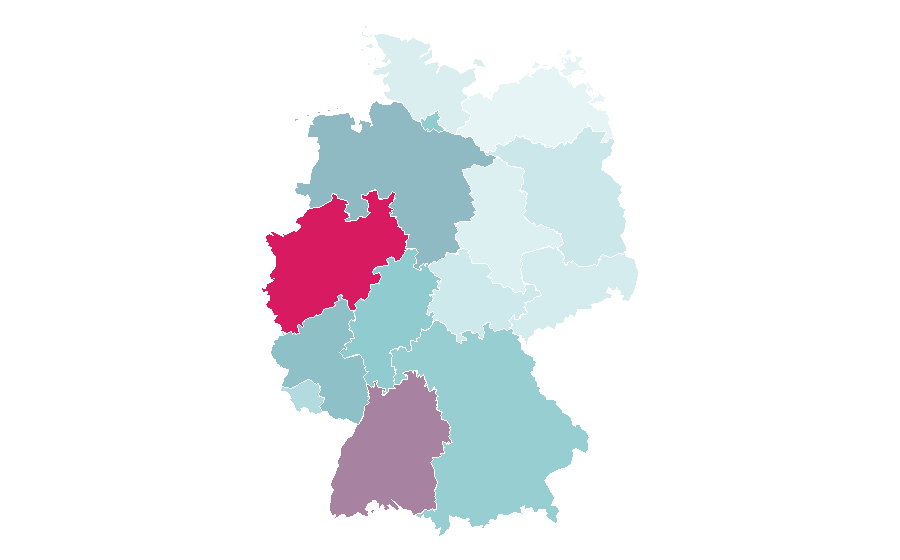 Affinity by region — Sweatpants, Germany