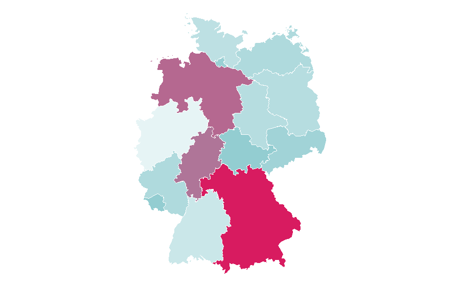 Afinidad por región — Sweetness, Alemania