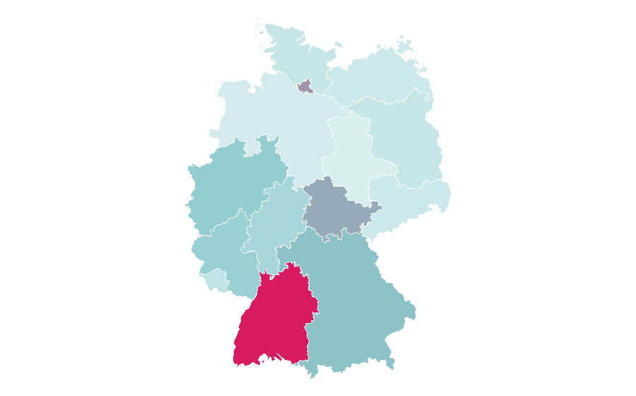 Affinity by region — Swim briefs, Germany