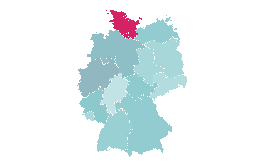 Affinity by region — Sylvie Meis, Germany