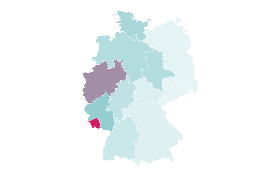 Affinity by region — Syria national football team, Germany