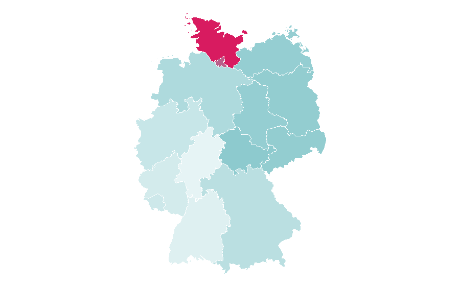 Affinity by region — T-low, Germany