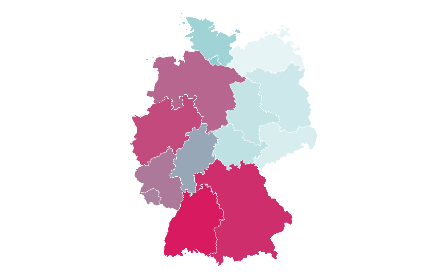 Affinity by region — Tablecloth, Germany