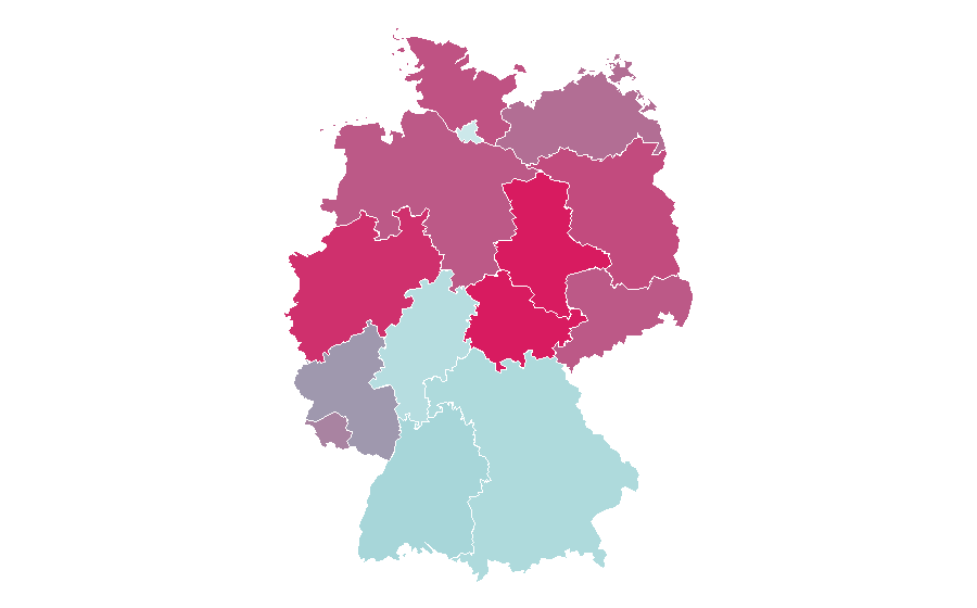 Affinity by region — Tahnee, Germany