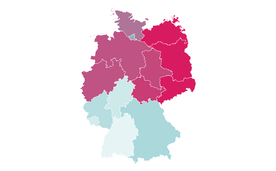 Affinity by region — Take That, Germany