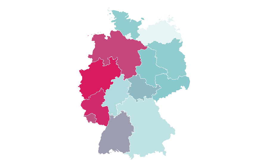 Affinity by region — Tankini, Germany