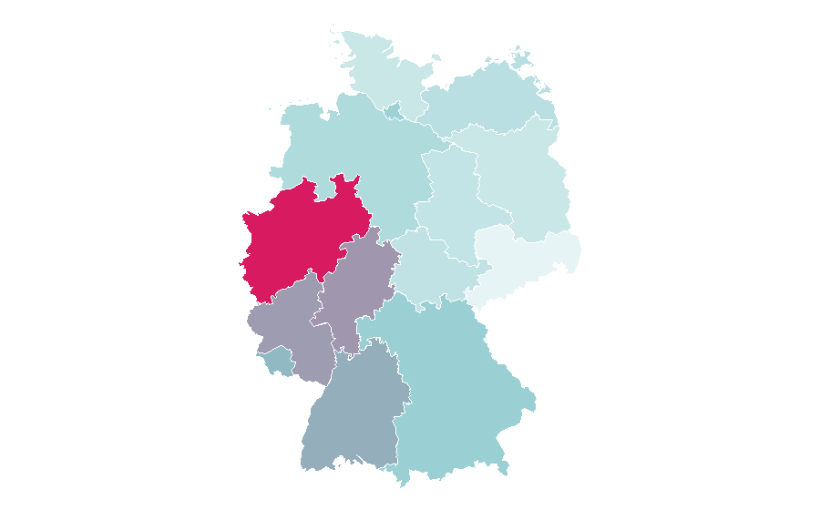 Affinity by region — Tanning bed, Germany