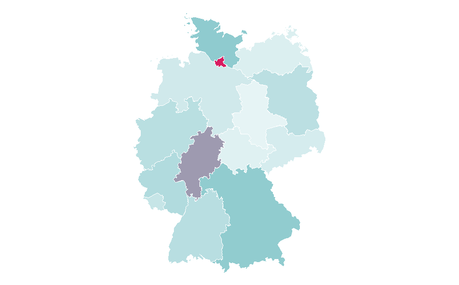Affinity by region — Tap (valve), Germany