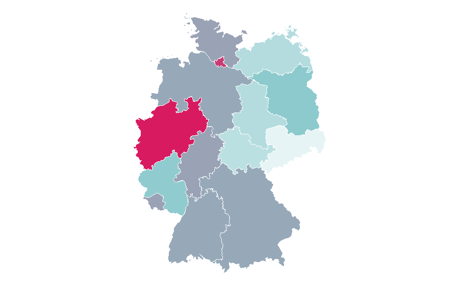 Affinity by region — Taschen, Germany