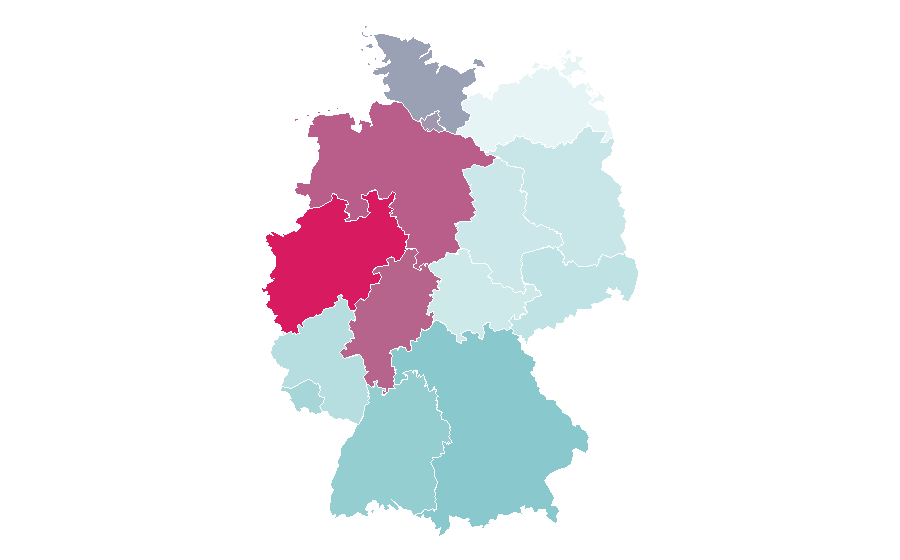 Affinity by region — Tate, Germany