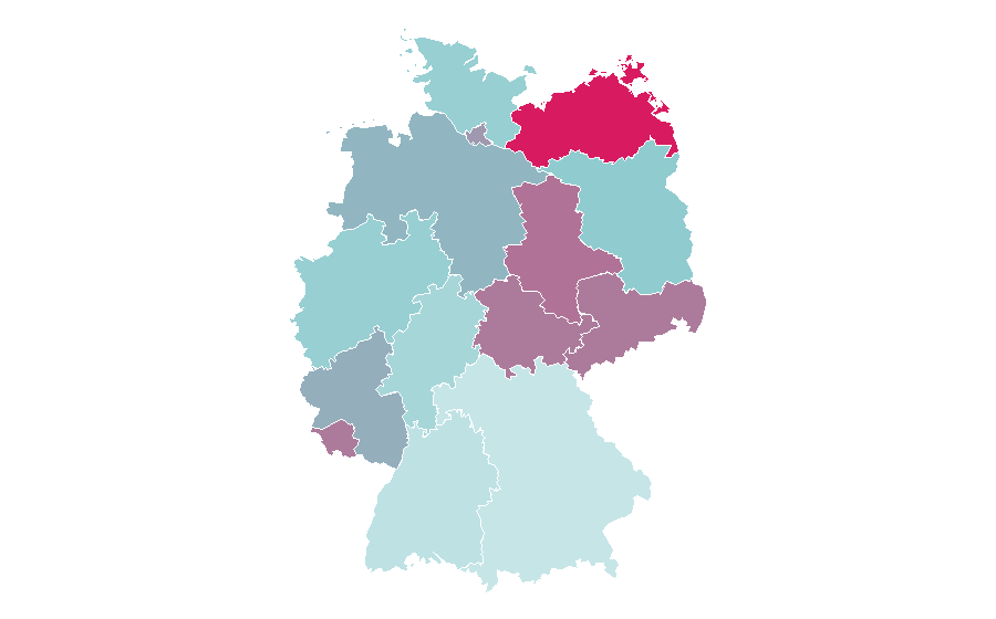 Afinidad por región — Tattoo artist, Alemania