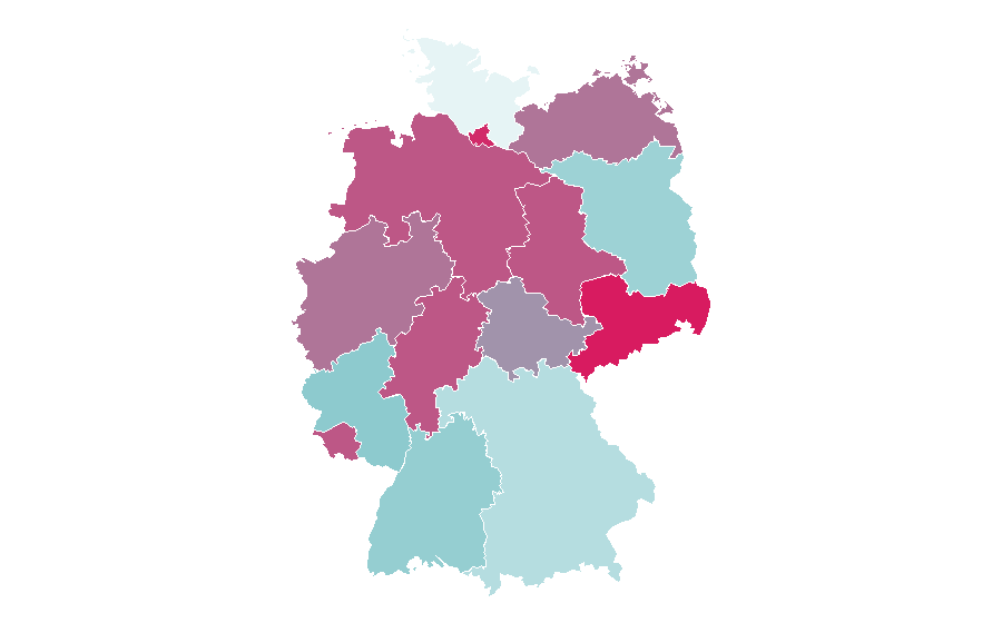 Affinità per regione — Tattoo ink, Germania