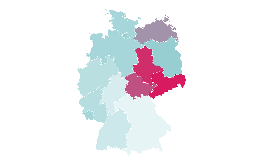 Affinità per regione — Tattoo machine, Germania