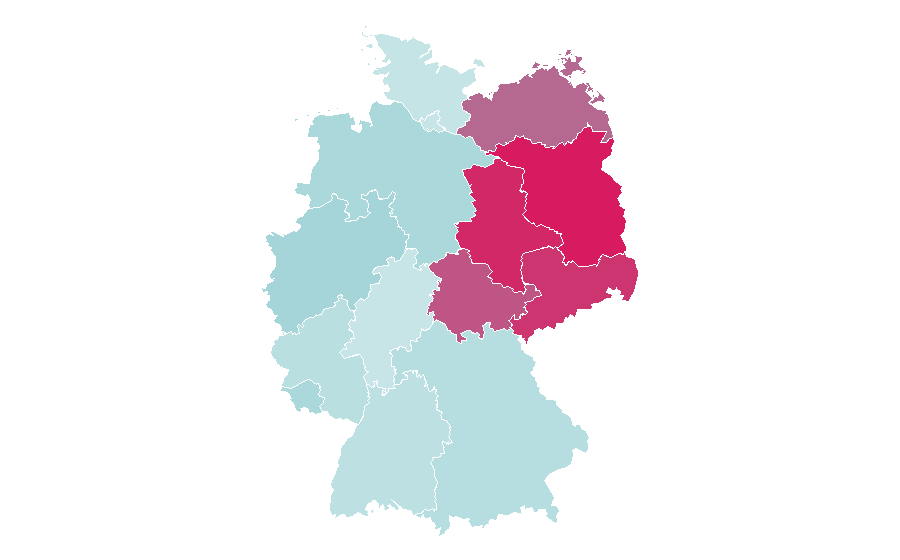 Affinity by region — Tax, Germany