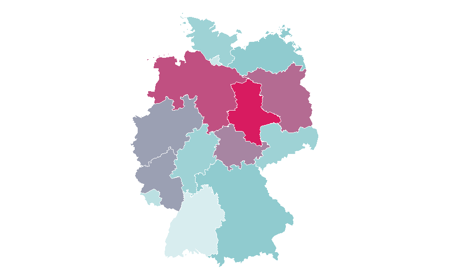 Affinity by region — Taylor Lautner, Germany