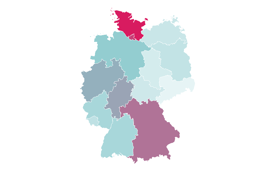 Affinity by region — TaylorMade-Adidas, Germany