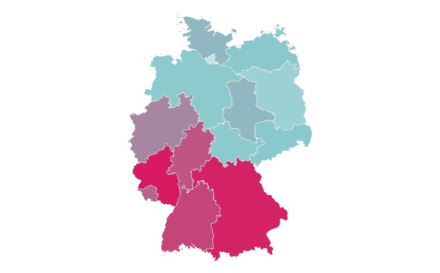 Affinity by region — Tebonin, Germany