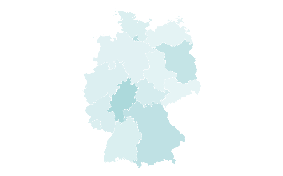 Affinity by region — TechCrunch, Germany