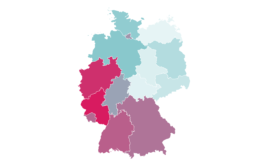 Affinity by region — Technischer Überwachungsverein, Germany