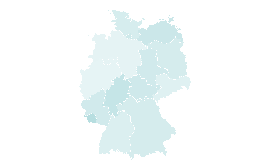 Affinity by region — Teething, Germany