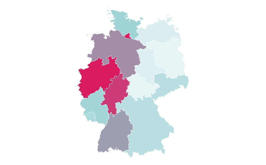 Affinity by region — Tekken, Germany