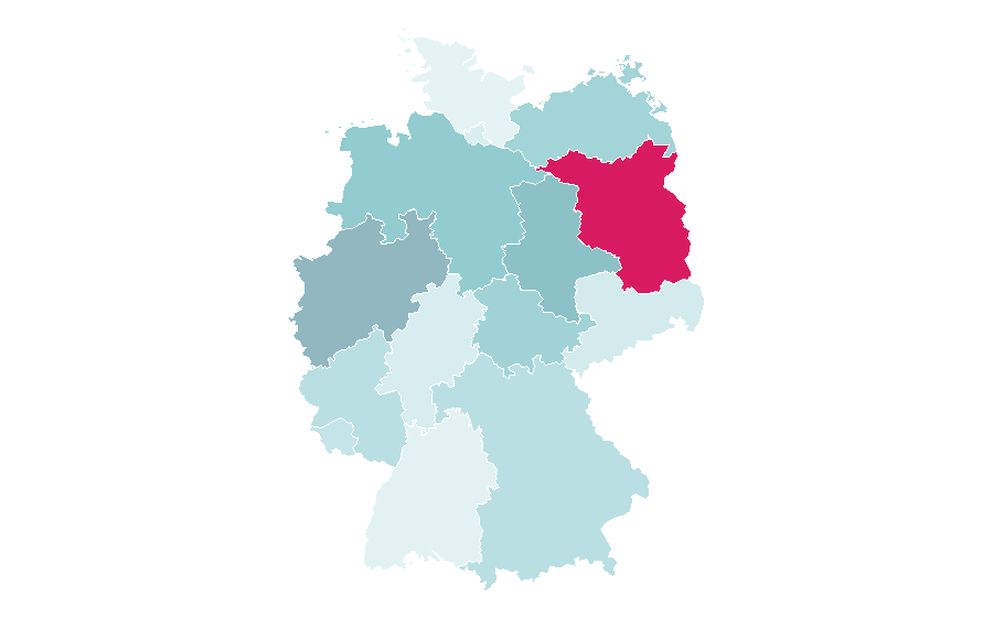 Affinity by region — Teleman, Germany
