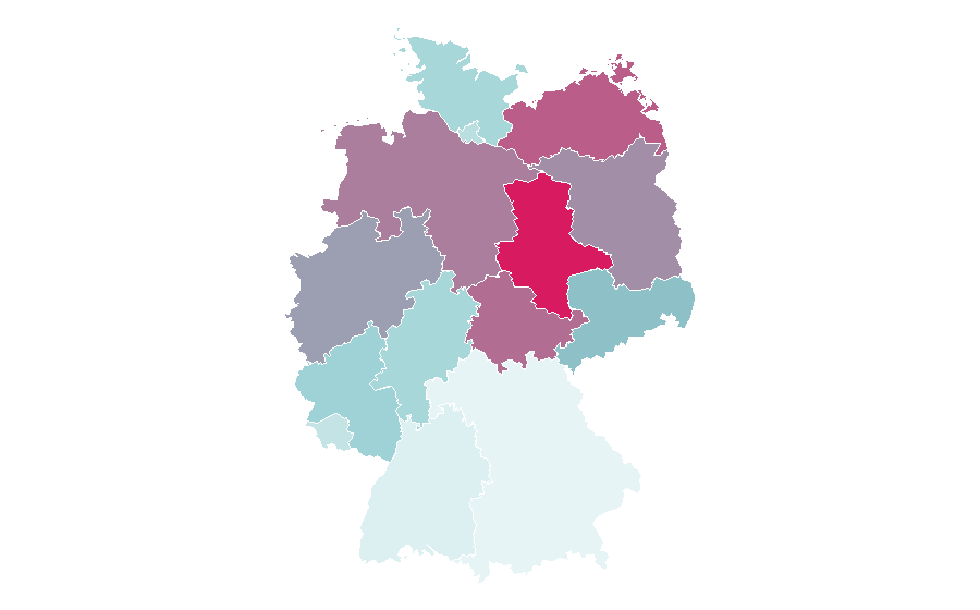Affinity by region — Telenovela, Germany