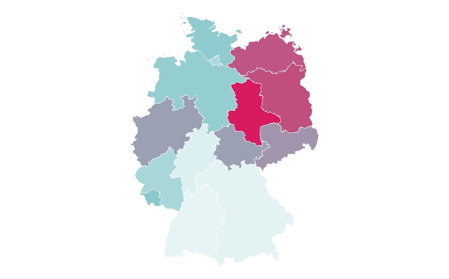 Affinità per regione — Television set, Germania