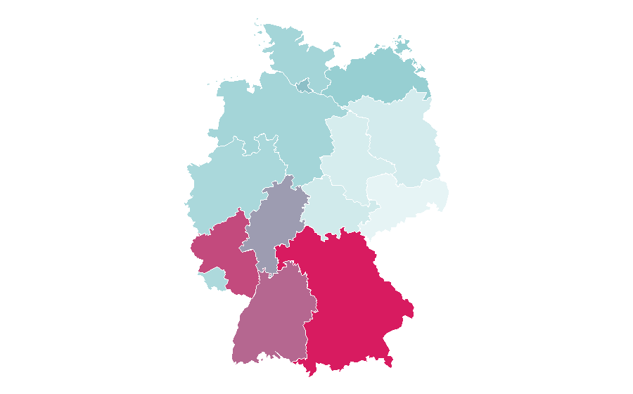 Affinity by region — Tennessee whiskey, Germany