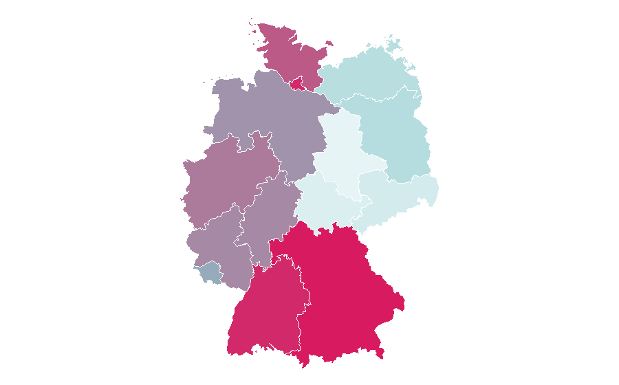 Affinità per regione — Tennis, Germania
