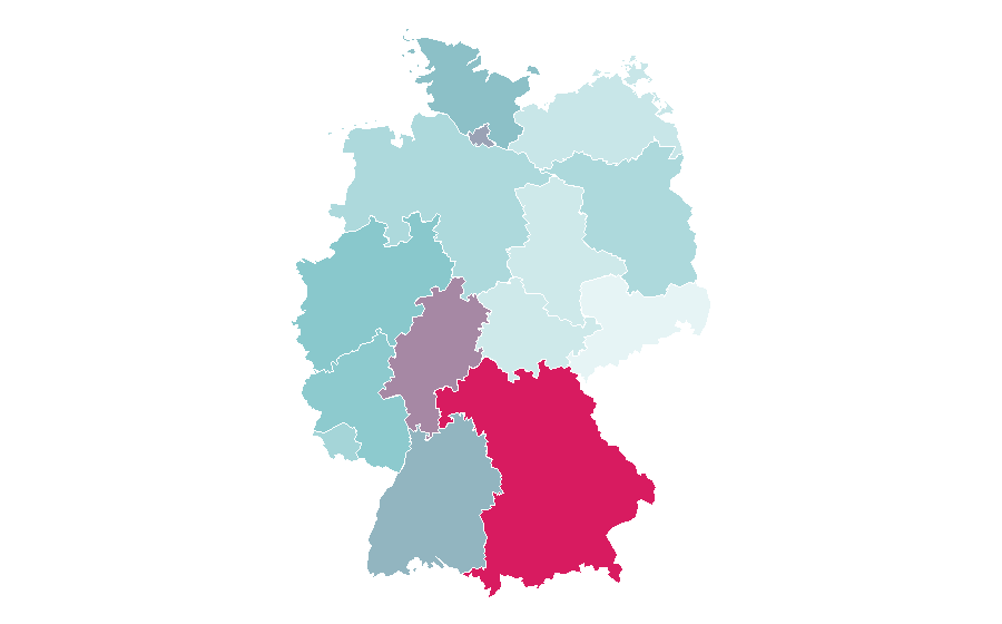 Affinity by region — Tennis Channel, Germany