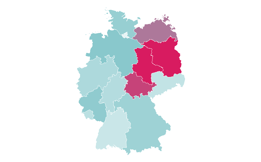Affinity by region — Teresa Palmer, Germany